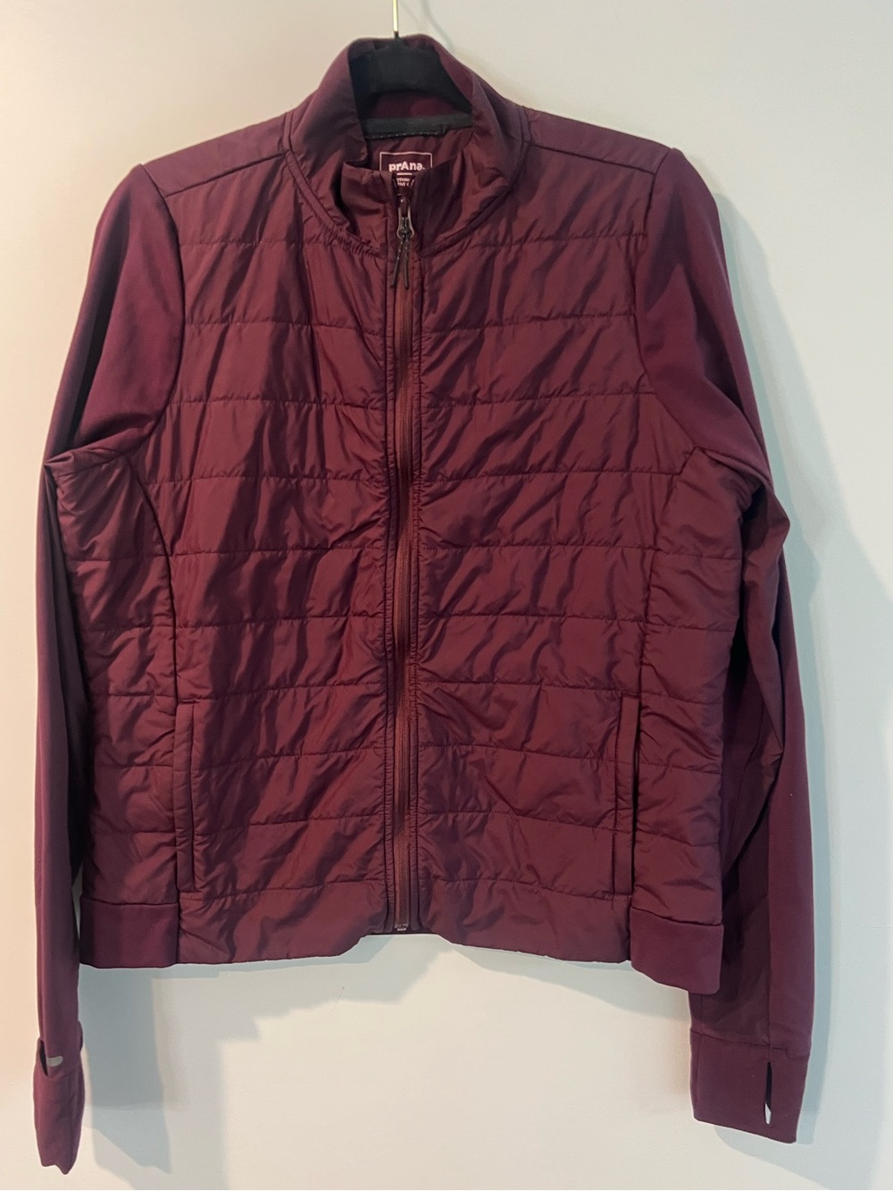 Prana Insulated Ice Flow Jacket maroon SZ Large